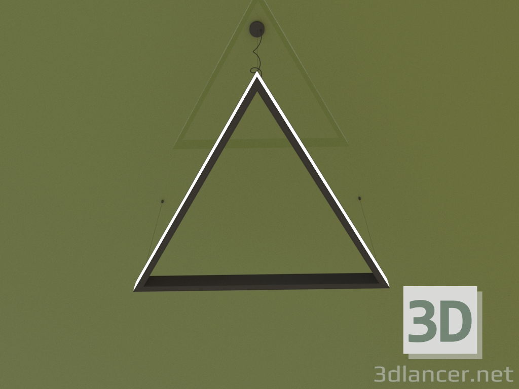 3d model Luminaire TRIANGOLO SIDE (882 mm) - preview
