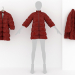3d Women's Quilted Jacket model buy - render