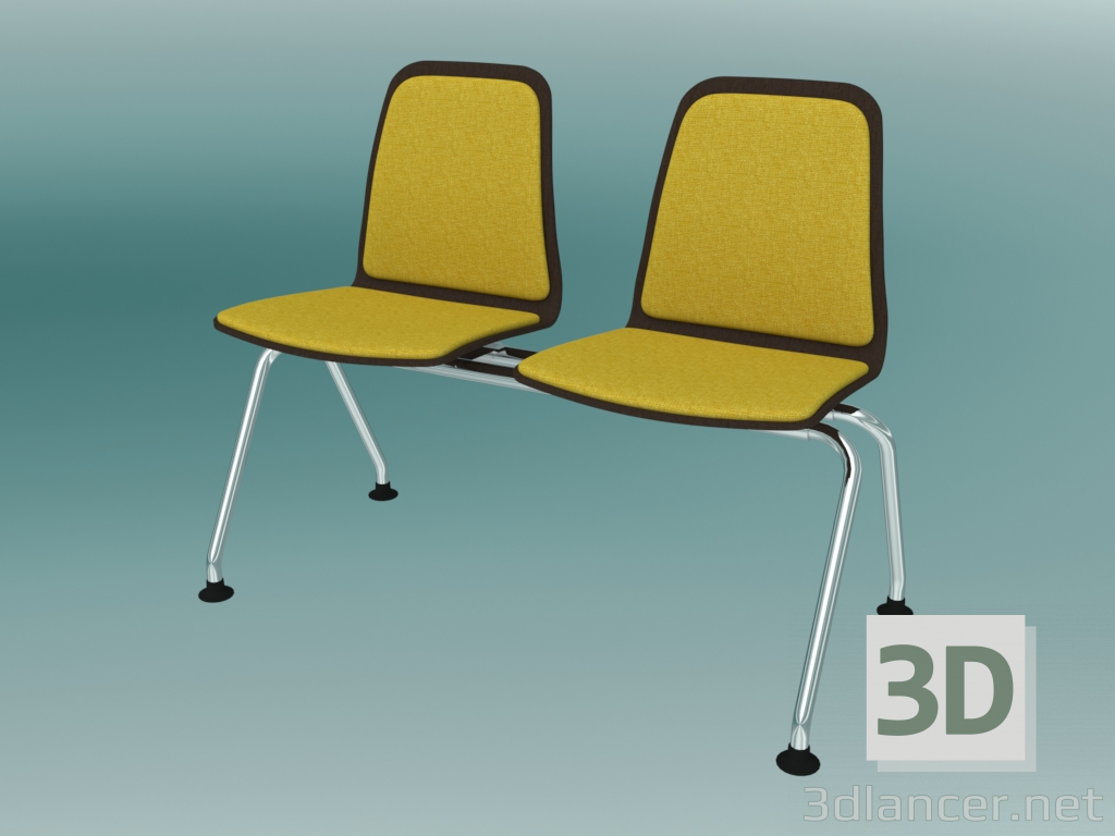 3d model Double bench (K31L2) - preview