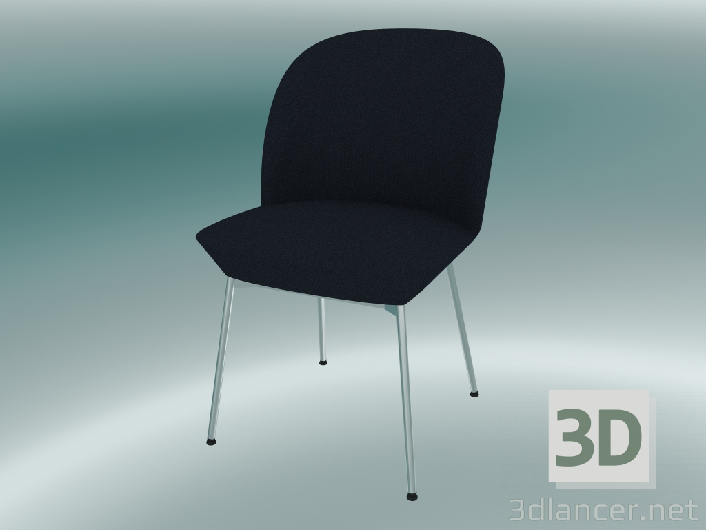 3d model Oslo Chair (Steelcut 775, Chrome) - preview