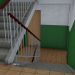 modello 3D di Casa a pannelli di cinque piani con un negozio della serie 97 comprare - rendering