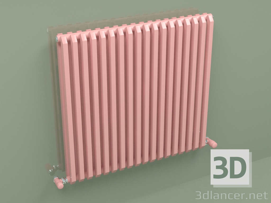 3D Modell Kühler SAX 2 (H 680 18 EL, Pink - RAL 3015) - Vorschau