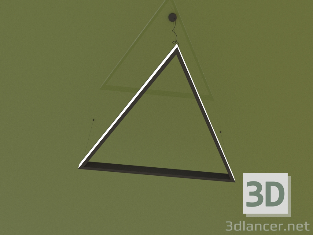 3d model Luminaire TRIANGOLO SIDE (1086 mm) - preview
