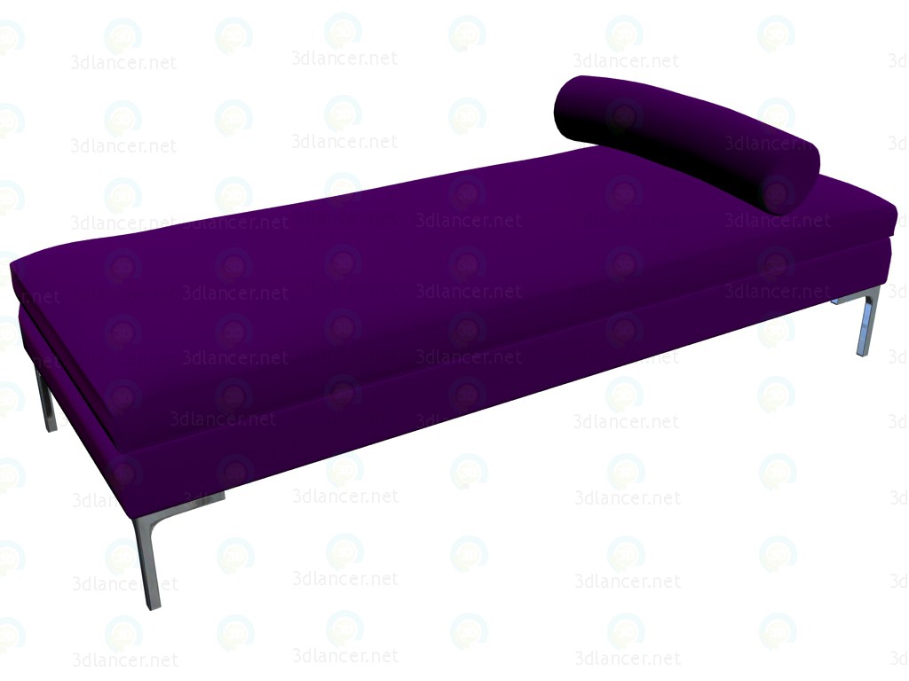 3d модель Модульный диван (181х73х60) H180L – превью