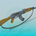 3d model AK - vista previa