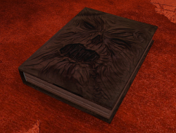 Das Totenbuch Necronomicon aus der Serie Ash Against the Evil Dead.