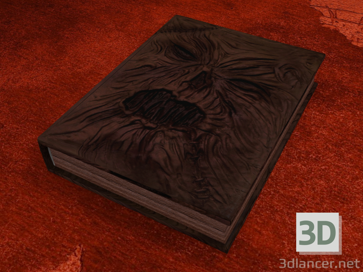 3d The book of the dead, Necronomicon, from the series Ash Against the Evil Dead. model buy - render