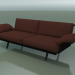3D modeli Merkezi modül Lounge 4402 (L 180 cm, Siyah) - önizleme