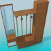 3D modeli Ayarla hol için mobilya - önizleme