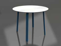 Mesa de comedor redonda Ø90 (Gris azul)