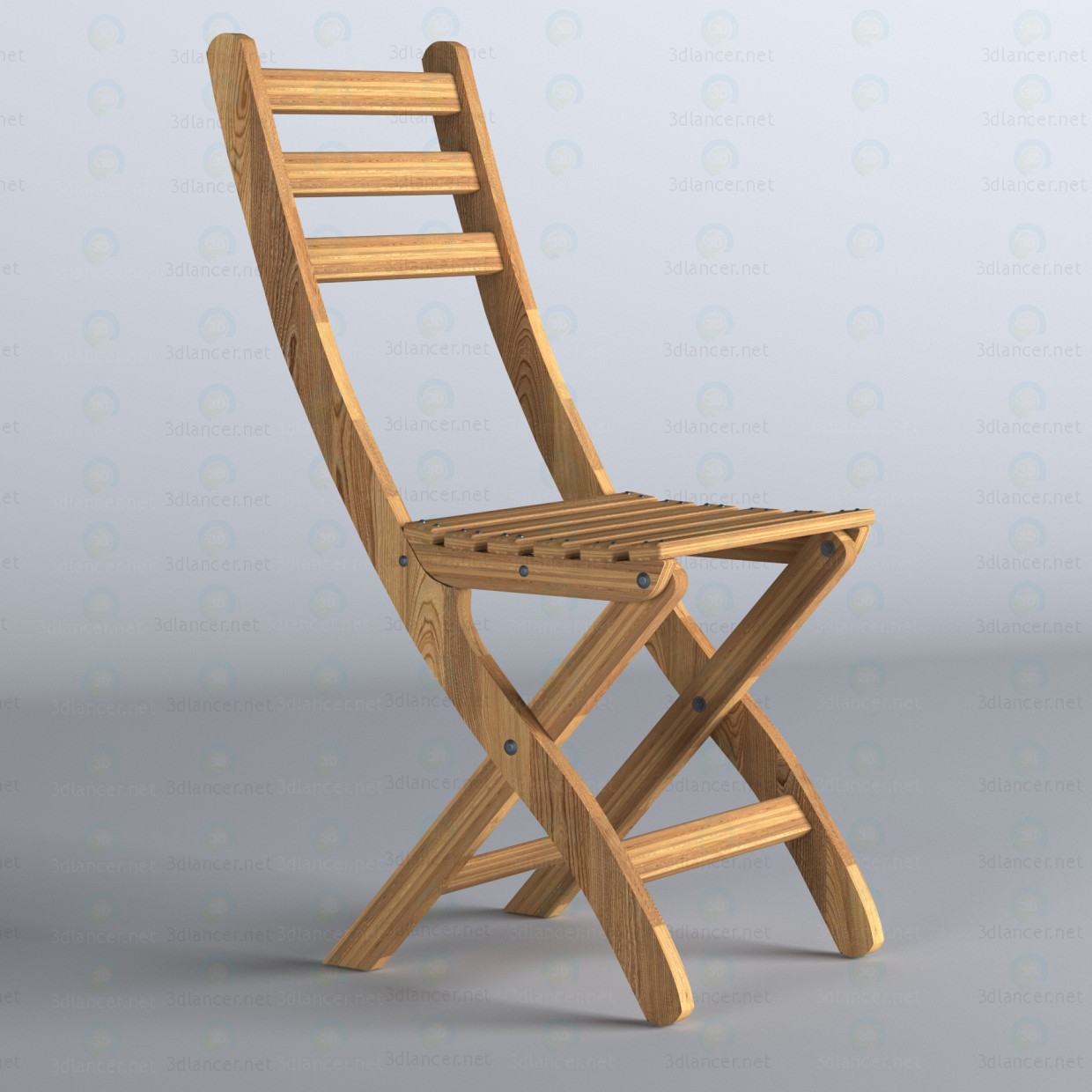 3d модель Садовий стілець АСКХОЛЬМЕН IKEA – превью