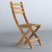 3d модель Садовий стілець АСКХОЛЬМЕН IKEA – превью
