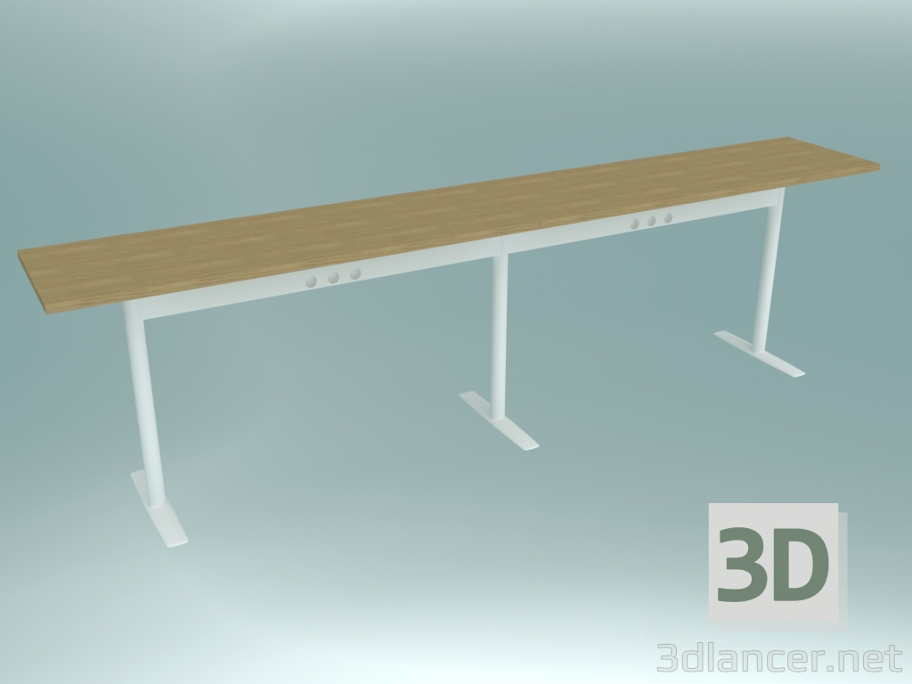 modello 3D Tavolo alto ufficio ACCA (High simmetrico) - anteprima