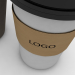 Taza de café (3 tazas y tapas de diferentes estilos) 3D modelo Compro - render