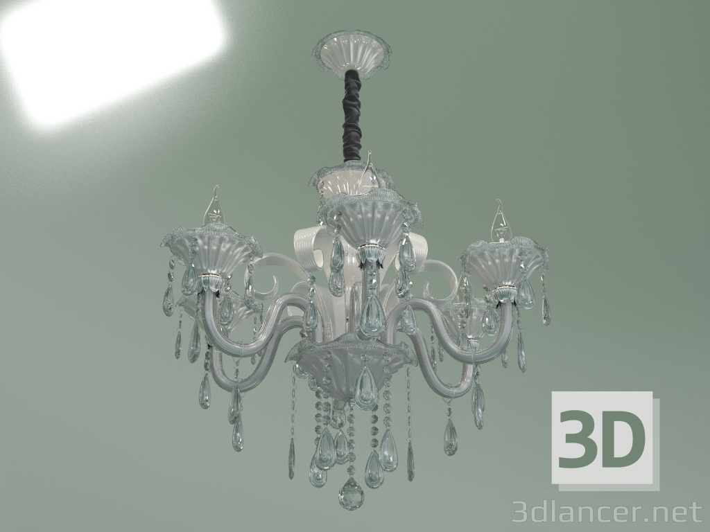 3d model Hanging chandelier 125-6 (Strotskis) - preview