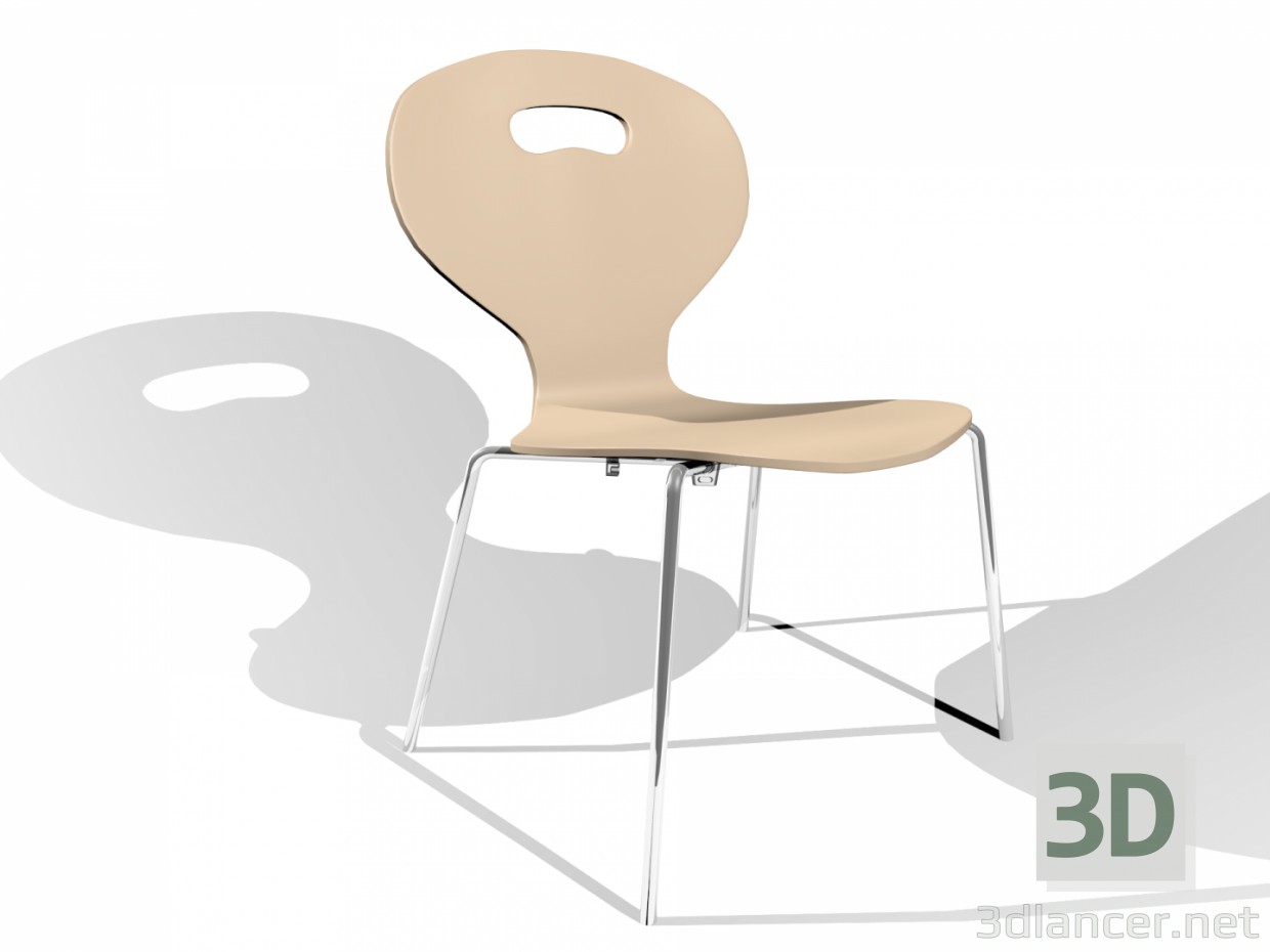 modello 3D Globale sedia - anteprima