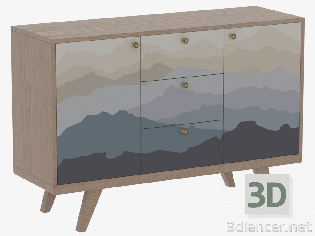 3d model Chest of drawers THIMON (IDC007007021) - preview