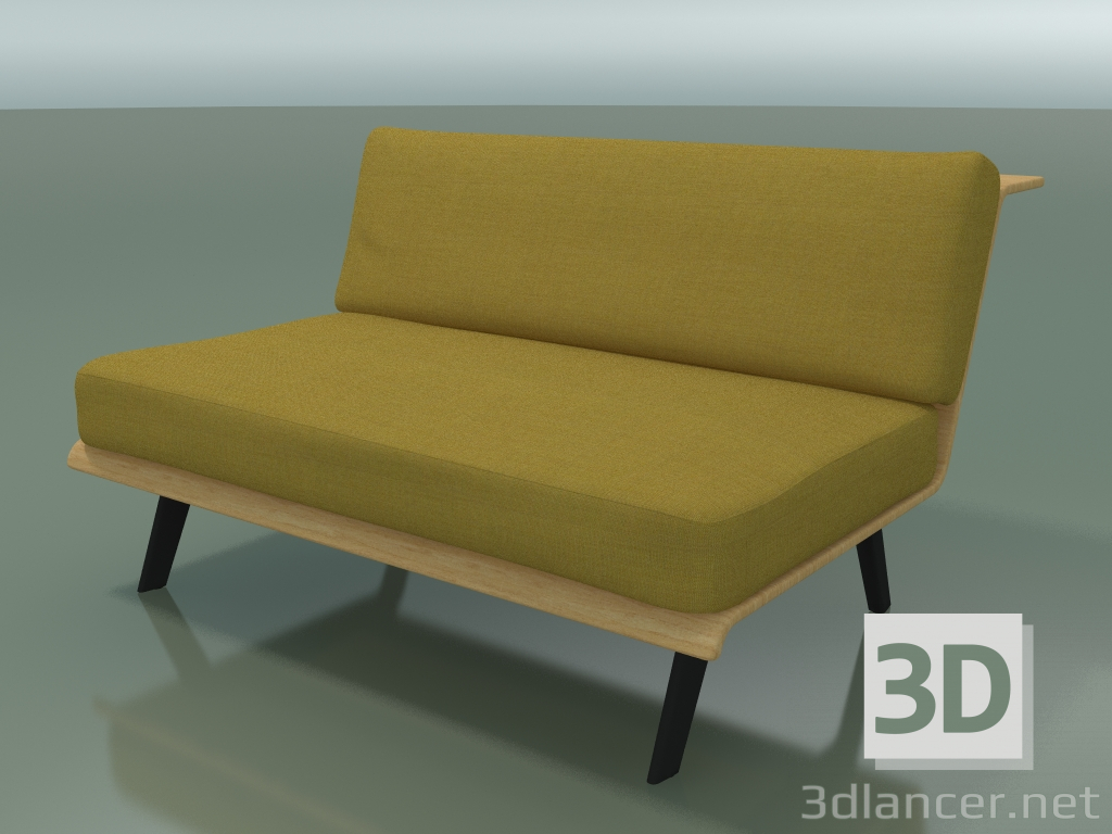 3D Modell Zentralmodul Lounge 4401 (L 120 cm, natürliche Eiche) - Vorschau