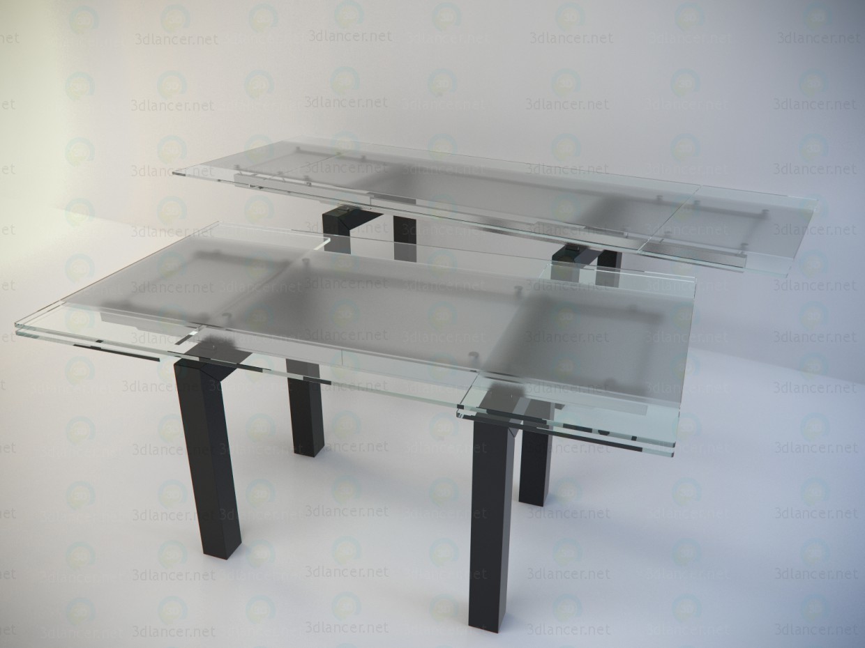 3D Modell Tisch Rutschen Cattelan - Smart - Vorschau