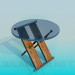 3d model Folding table - preview