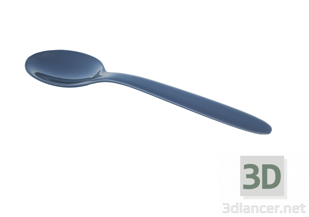 3d model teaspoon - preview