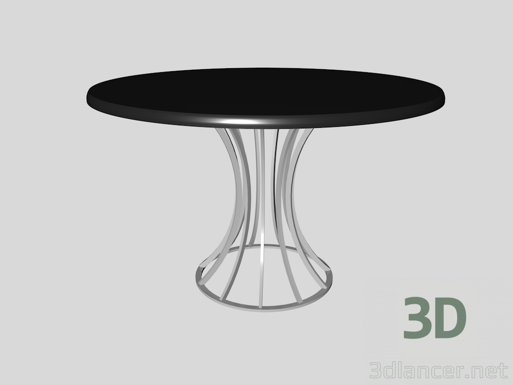 modello 3D di TAVOLO ROTONDO IN ONICE comprare - rendering