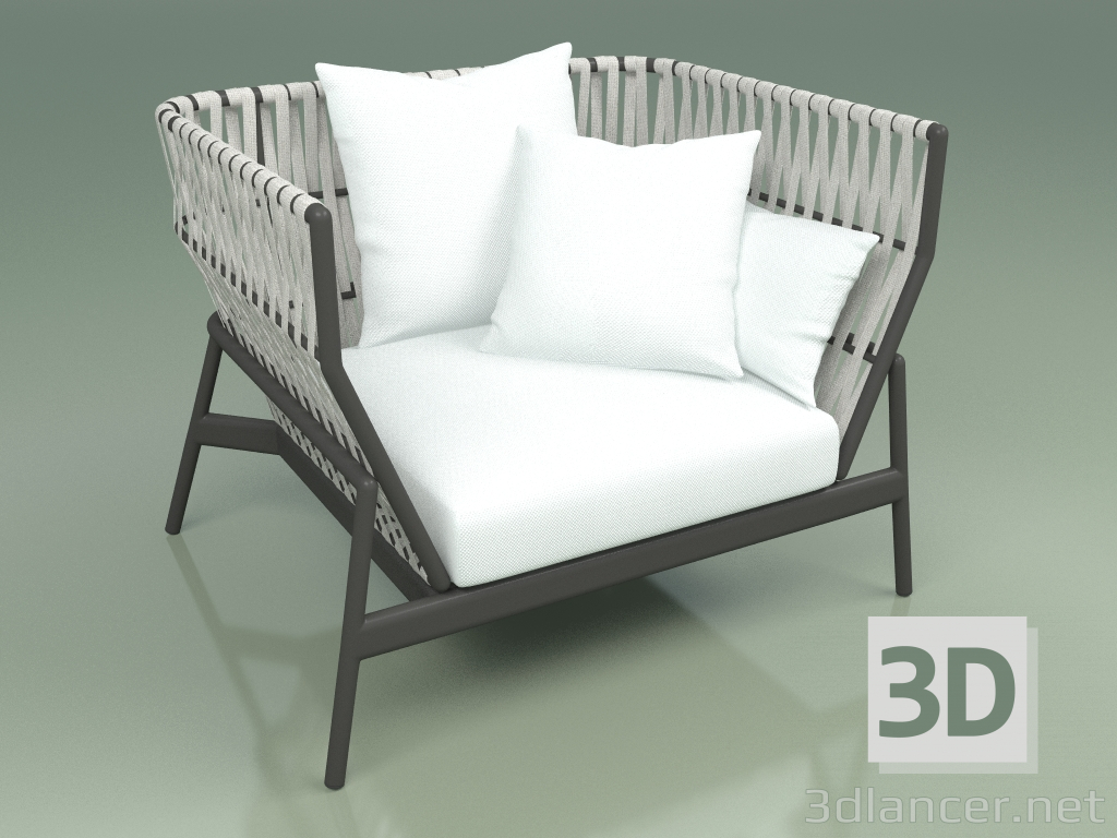 3D Modell Sofa 101 (Gürtel Lehm) - Vorschau