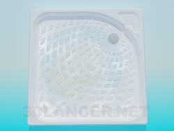 Shower tray with texture