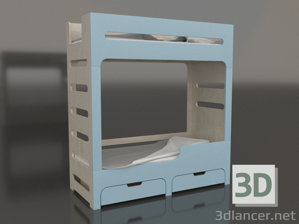 modèle 3D Lit superposé MODE HR (UBDHR0) - preview