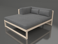 XL modular sofa, section 2 left (Sand)