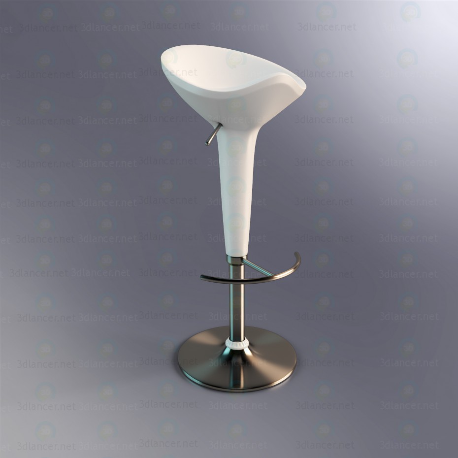modèle 3D Chaise de bar "Ray" - preview