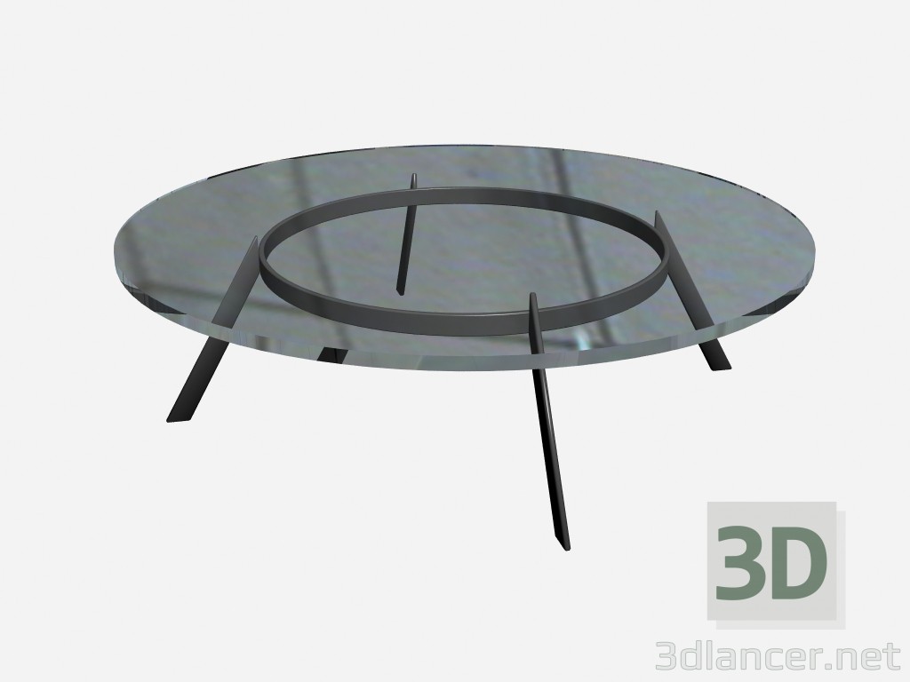 modello 3D Caffè tavolo iride - anteprima