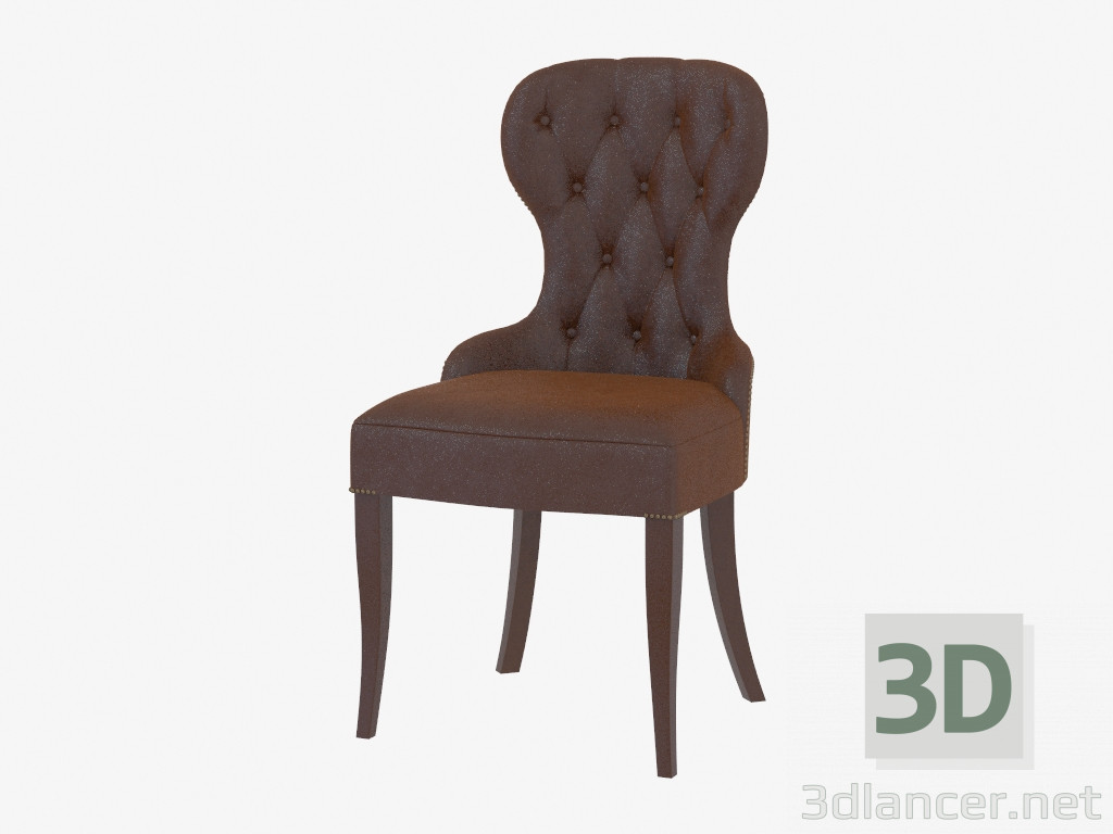 3D Modell Klassischer Essstuhl S01 - Vorschau