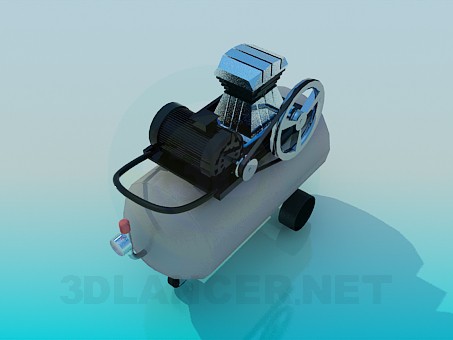 3d model Compressor - preview