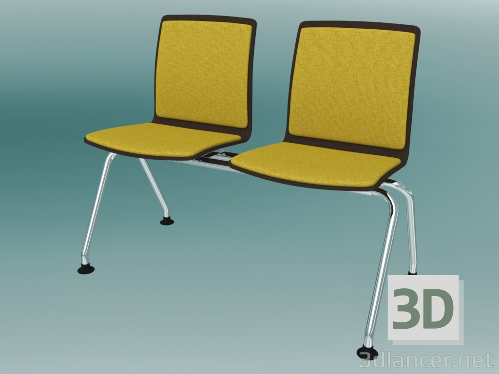 3d model Double bench (K32L2) - preview