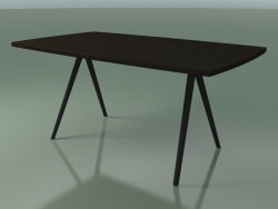 Table en forme de savon 5431 (H 74 - 90x160 cm, pieds 150 °, plaqué L21 venge, V44)