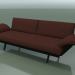 3D modeli Merkezi modül Lounge 4403 (L 180 cm, Siyah) - önizleme