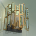 modello 3D Lampada da parete Zolletta 313-2 Strotskis - anteprima