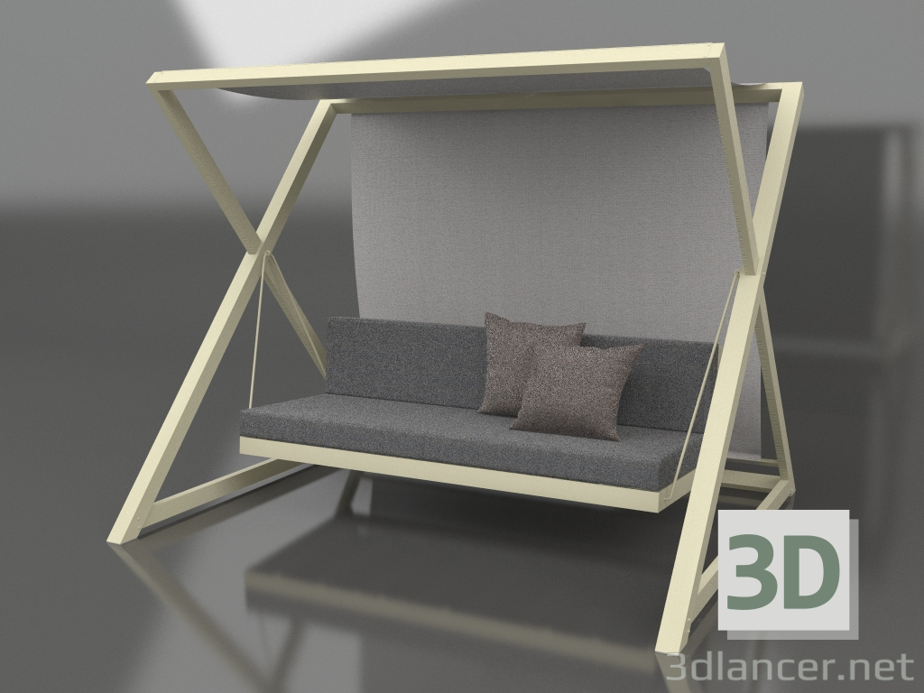 modèle 3D Balançoire de jardin (Or) - preview