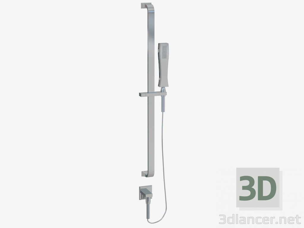 3d model Shower stand with holder for watering can (36142) - preview