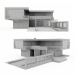 Villa minimalista 3D modelo Compro - render