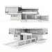 3D Minimalizm villa modeli satın - render
