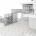 Villa minimalista 3D modelo Compro - render