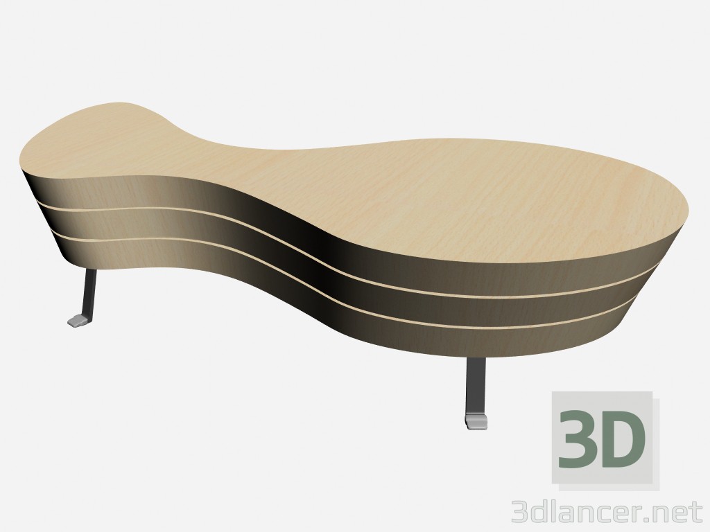 modèle 3D Table basse John 1 - preview