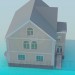 3D Modell 2-geschossiges Wohnhaus - Vorschau