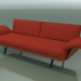 modèle 3D Module central Lounge 4403 (L 180 cm, effet teck) - preview