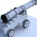 Kanone 3D-Modell kaufen - Rendern