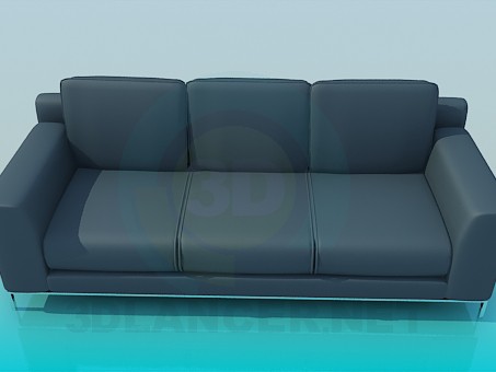 modèle 3D Canapé de style strict - preview
