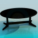 3d model Oval table - preview
