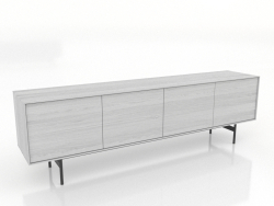 Meuble TV LARGE 2000 mm (blanc RAL 9010)